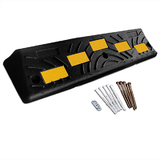 TruckStop parkeerstop l1000xd300xh150mm. zwart geel