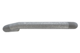 halve wieldwinger AARDEBAAN rond 159x4,5x1950 mm. met knik (rechts) 