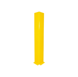 Hoekbeschermer L uit plaat afm: 160x160x6 mm. Hoog 1200 mm. Geel