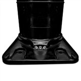 Flexpaal overrijdbaar - Ø160mm rood/wit klasse 2 | hoog 1m¹