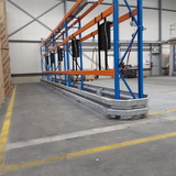 Beschermingsrail Type B 1-hoog 350mm voetplaat stijlen