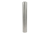 RVS 304 Afschermpaal 219x3x1700 mm. aardebaan | gepoetst