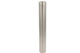 RVS 316 Afschermpaal 219x3x1700 mm. aardebaan | geslepen