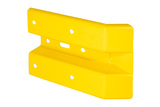 Eindstukken type B, kort, w.l. 360 mm., voorzijde stijl gelijk. 