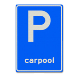 Verkeersbord E13- Carpoolplaats