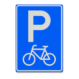 Parkeerbord E8F - Parkeergelegenheid alleen bestemd voor fietsen