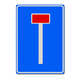 Verkeersbord L8 - doodlopende weg