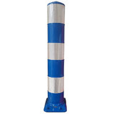 Flexpaal overrijdbaar - Ø160mm blauw/wit klasse 2 | hoog 1m