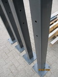 Koker staanders 100x100x2070 (4 stuks)