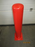 Afschermpaal Ø159x1000mm Rood met losse deksel