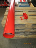 Afschermpaal Ø159x2000mm Aardebaan Rood met losse deksel (1 stuks)