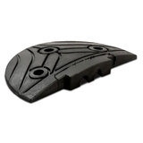Verkeersdrempel Kleurvast zwart einddeel Zwart 230x420x50mm